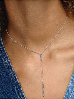 Pandora Sterling Silver and Cubic Zirconia Necklace
